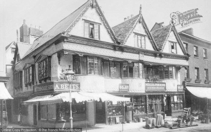 Photo of Banbury, Cake Shop And Ironmongers, High Street c.1880
