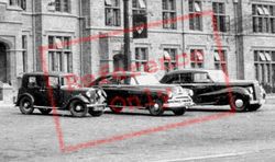 Cars At Whately Hall Hotel c.1955, Banbury