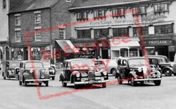 Cars In Market Place c.1955, Banbury