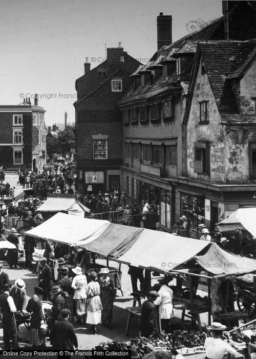 Photo of Banbury, Market 1921