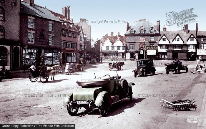 Photo of Banbury, Market Place 1921