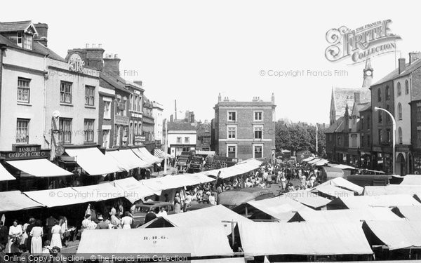 Photo of Banbury, Market Place c.1955