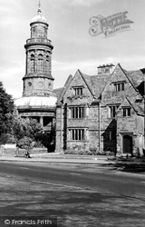St Mary's Church And Vicarage c.1955, Banbury