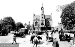 Town Hall And  Market 1922, Banbury
