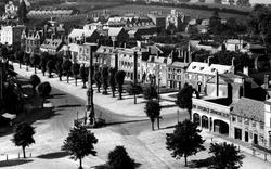 View From Church Tower 1921, Banbury