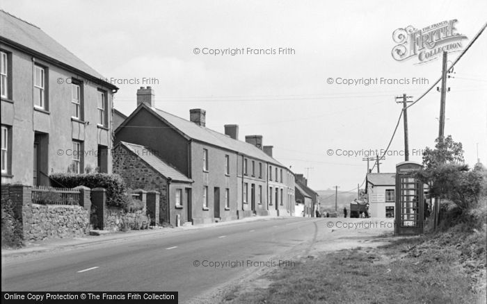 Photo of Bancyfelin, Village 1957