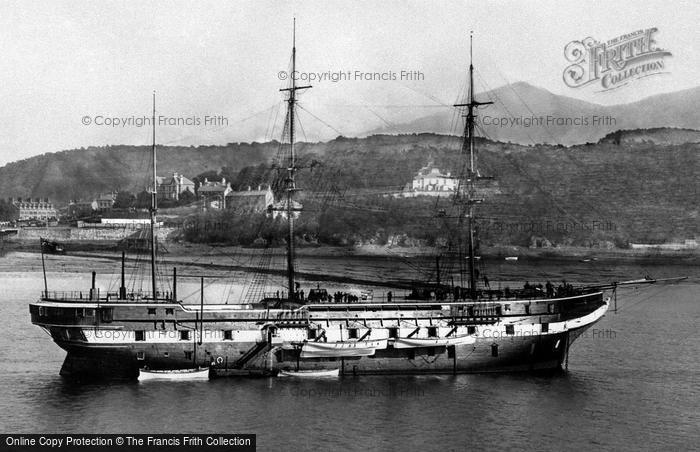 Photo of Bangor, A Ship In The Bay 1897