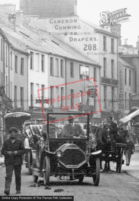 Photo of Bangor, Busy High Street 1908