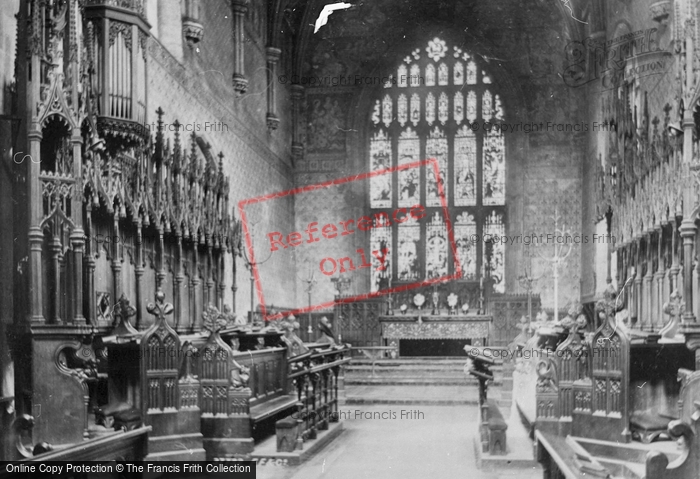 Photo of Bangor, Cathedral, Choir East 1896