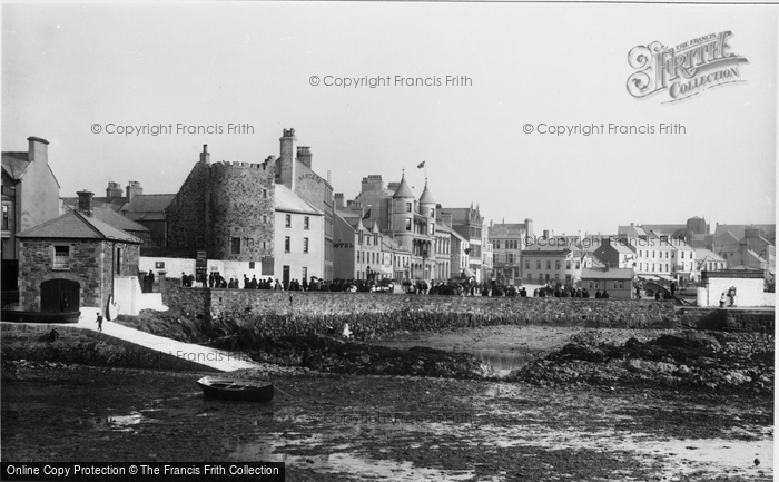 Photo of Bangor, Front With Ruined Castle 1897