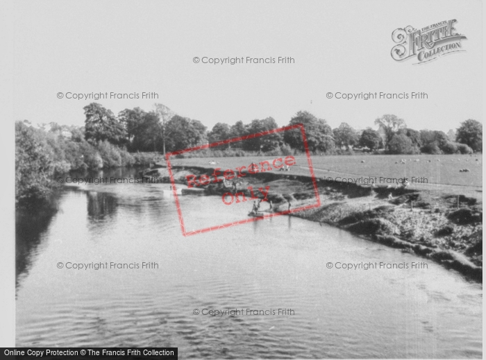 Photo of Bangor Is Y Coed, River Dee From The Bridge c.1955