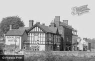 Bangor-Is-Y-Coed, Royal Oak Hotel c.1955, Bangor On Dee