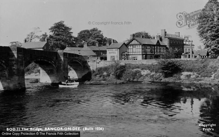 Photo of Bangor Is Y Coed, The Bridge c.1955