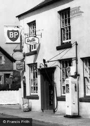 Bangor-Is-Y-Coed, Village Shop And Filling Station c.1955, Bangor On Dee