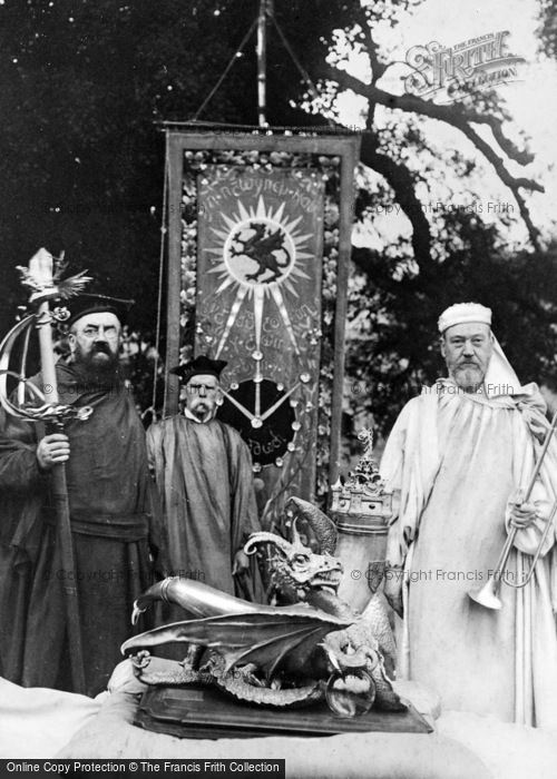 Photo of Bangor, Regalia And Officers Of The National Eisteddfod Of Wales c.1910