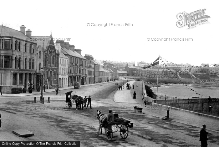 Photo of Bangor, The Esplanade From Visitors' Cafe 1897