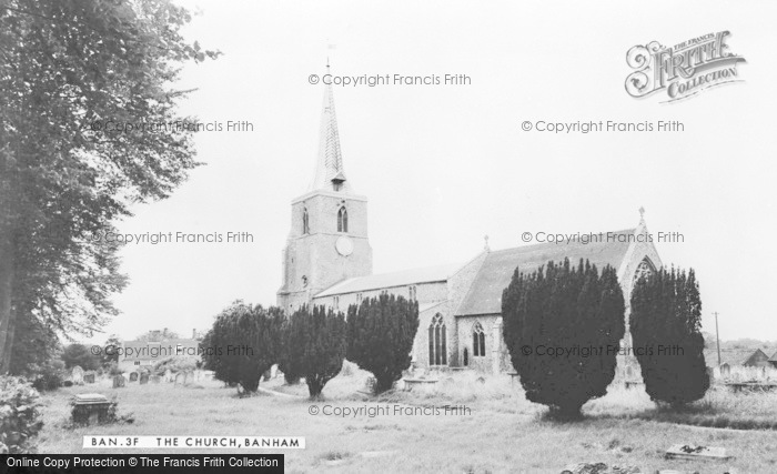 Photo of Banham, The Church c.1960