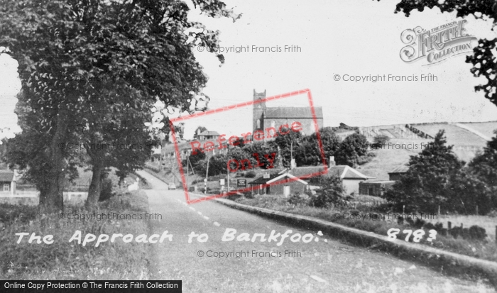 Photo of Bankfoot, Approach To The Village c.1950