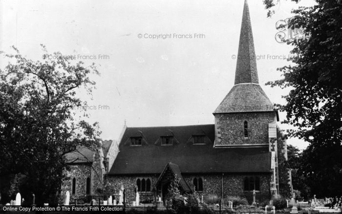 Photo of Banstead, All Saints Church c.1960