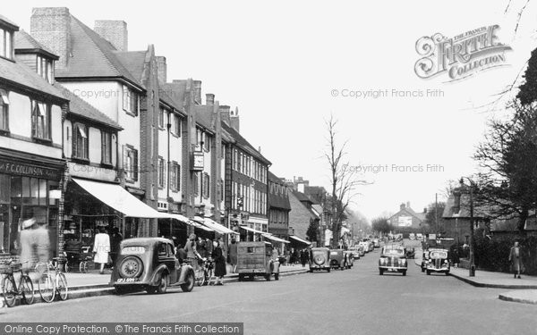 Photo of Banstead, High Street c.1955