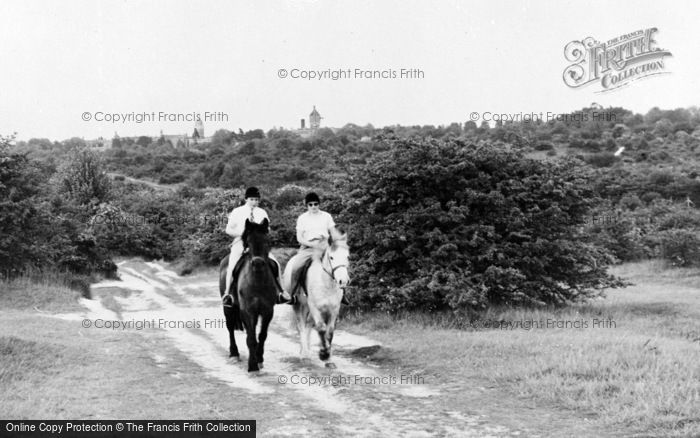 Photo of Banstead, Horse Riding On The Downs c.1960