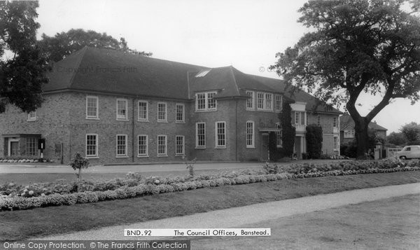 Photo of Banstead, The Council Offices c.1960