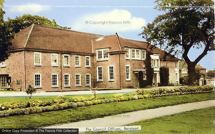 Photo of Banstead, The Council Offices c.1960