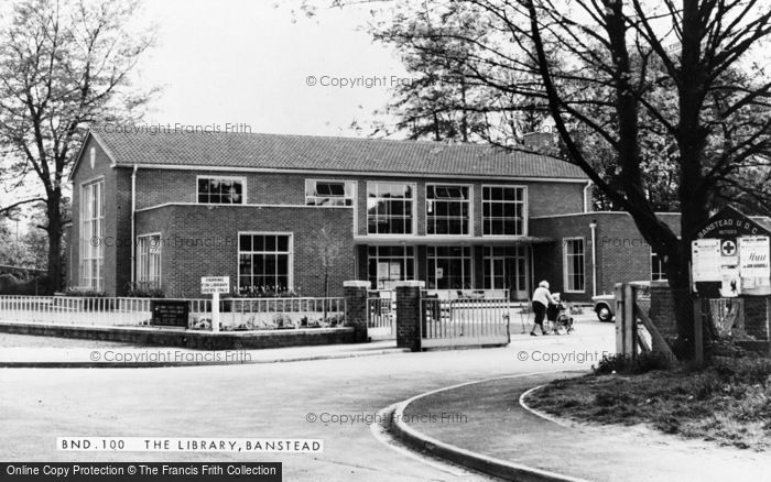Photo of Banstead, The Library c.1965