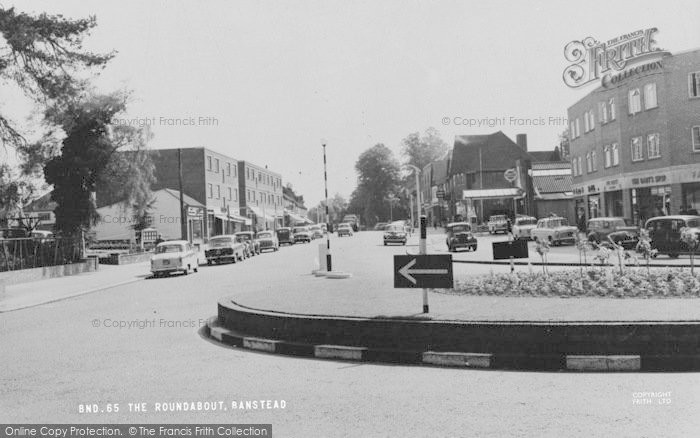 Photo of Banstead, The Roundabout c.1960