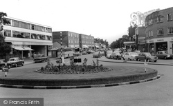 Banstead, the Roundabout c1965
