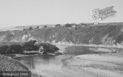 Mouth Of The River Avon c.1955, Bantham