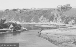 Mouth Of The River Avon c.1955, Bantham