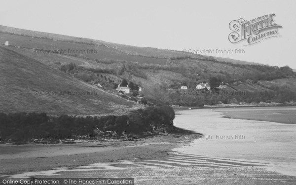 Photo of Bantham, River And West Cliffs c.1950