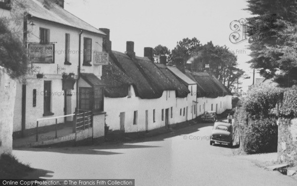 Photo of Bantham, Sloop Inn And Road To The Beach c.1955