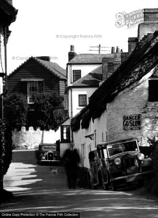 Photo of Bantham, Village Street From Ham Gate c.1950