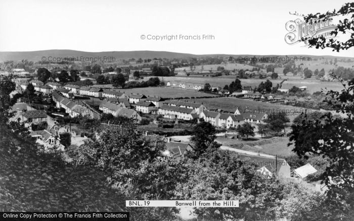 Photo of Banwell, The View From The Hill c.1960