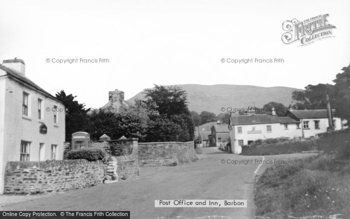 Photo of Barbon, Post Office And Inn c.1955