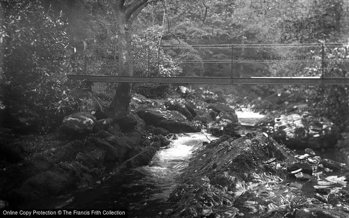 Photo of Barbon, The Footbridge c.1900