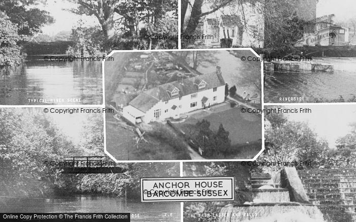 Photo of Barcombe, Anchor House, Composite c.1960