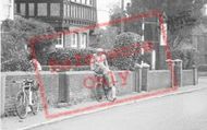 Locals Chatting, High Street c.1955, Barcombe