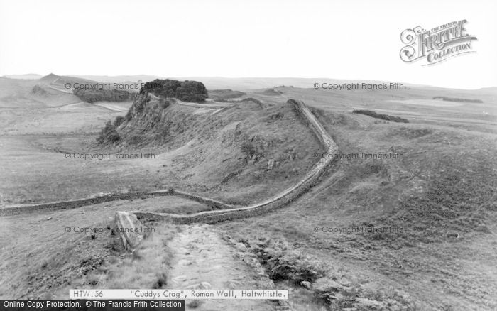 Photo of Bardon Mill, Housesteads Crags, Hadrian's Wall c.1960