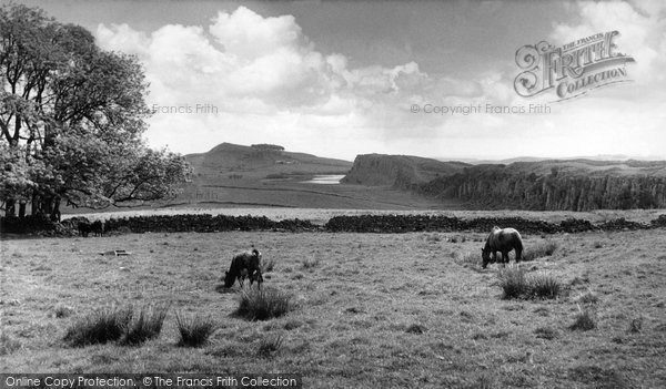 Photo of Bardon Mill, The Roman Wall At Winshields Crag And Crag Lough c.1960