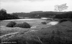 View Down The River South Tyne c.1950, Bardon Mill