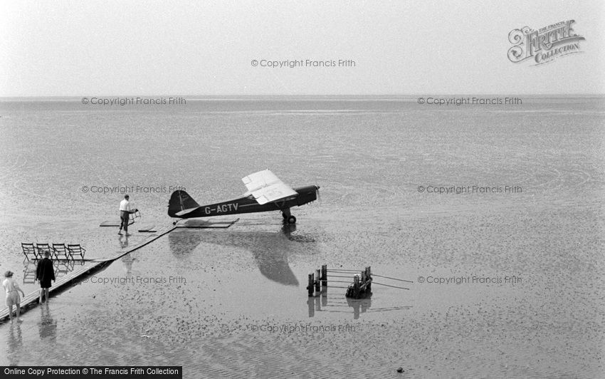 Bare, Plane on Sands c1955