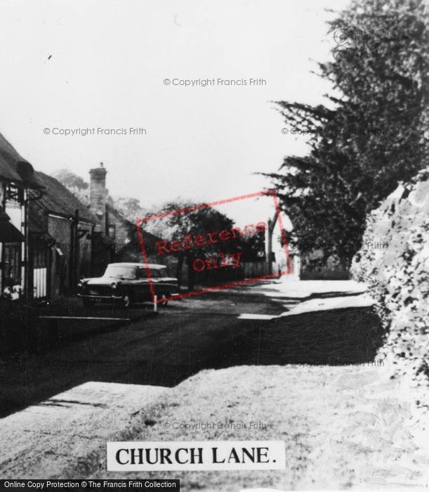 Photo of Barford, Church Lane c.1960