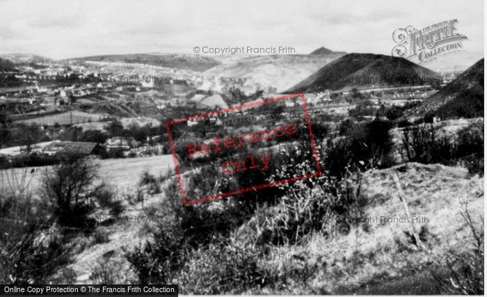 Photo of Bargoed, From Cefn Forest c.1955