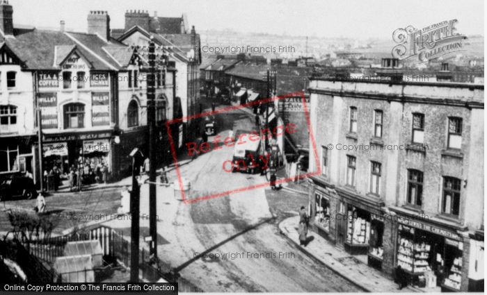 Photo of Bargoed, Hanbury Road And Trafalgar Square c.1955
