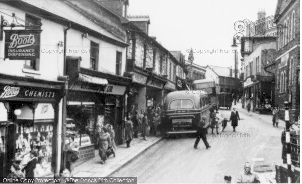 Photo of Bargoed, High Street c.1950