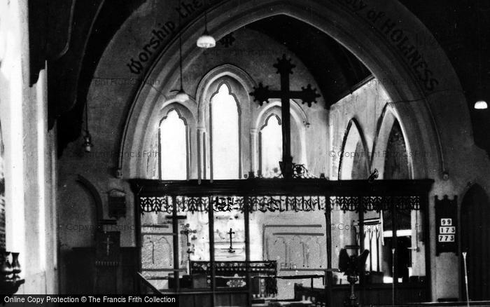 Photo of Bargoed, St Gwladys Church Interior c.1955