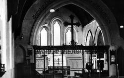 St Gwladys Church Interior c.1955, Bargoed